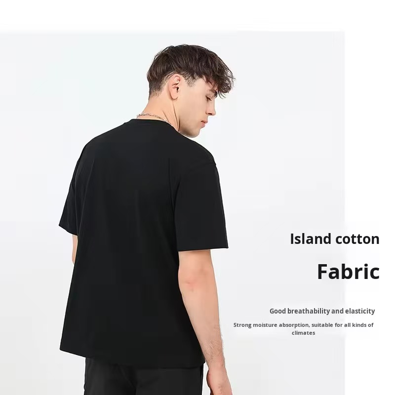 Dtg Shirt Blank - 高品質220g純綿アロマセラピーカジュアルオーバーサイズ無地ショルダーTシャツ100%コットンカスタムDTGプリント