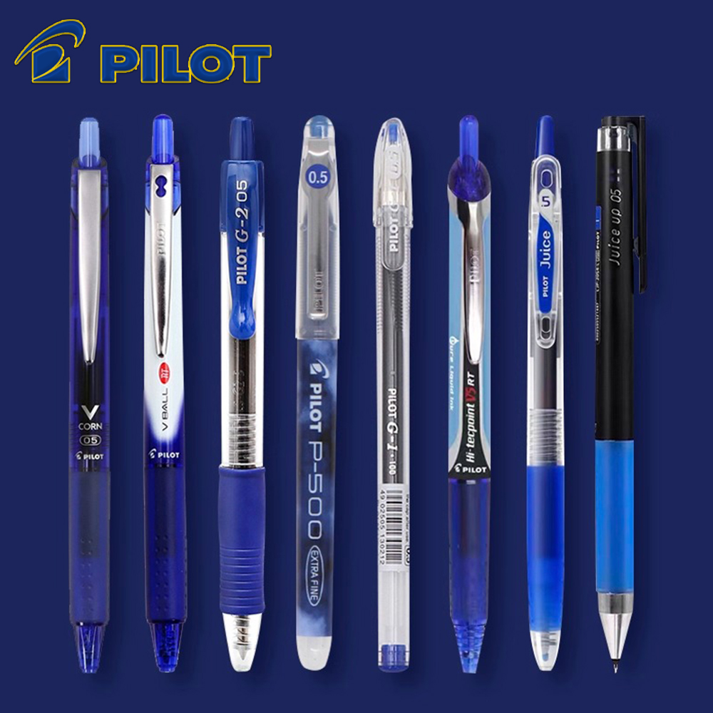 Pilot Pen G2 - 日本パイロット ブルーゲルペンコレクション ローラーボールリフィル P-500/G2/V5 0.5mm サイン用