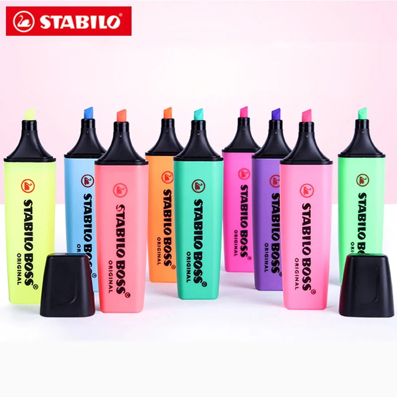 Stabilo Marker Boss - 1個ドイツstabilo蛍光マカロン蛍光学生が使用する大容量キャンディーカラーかわいい文房具学用品