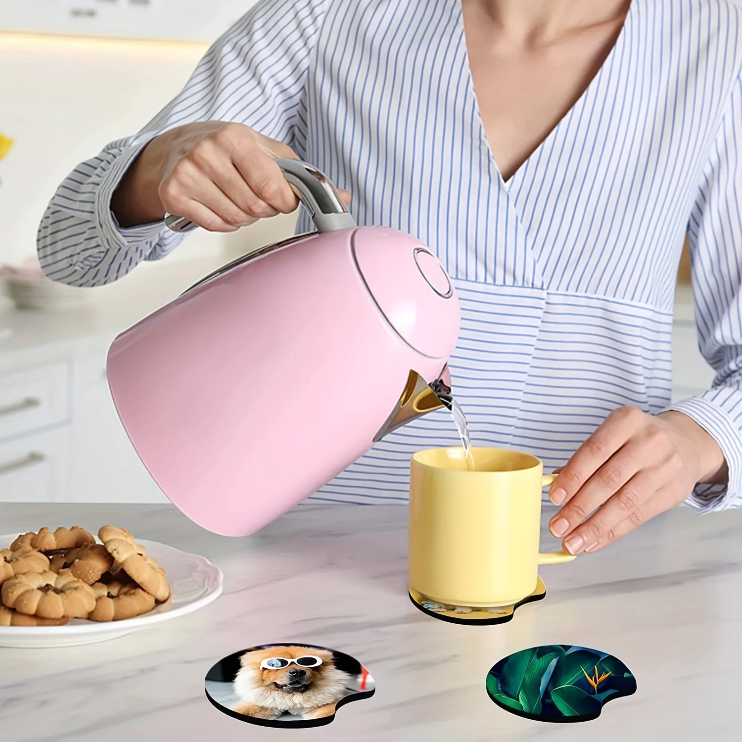 サブスリムなブランクカーコースターラー、円形開口部、熱昇華、 - Coaster Sublimation Blank のレビューと価格