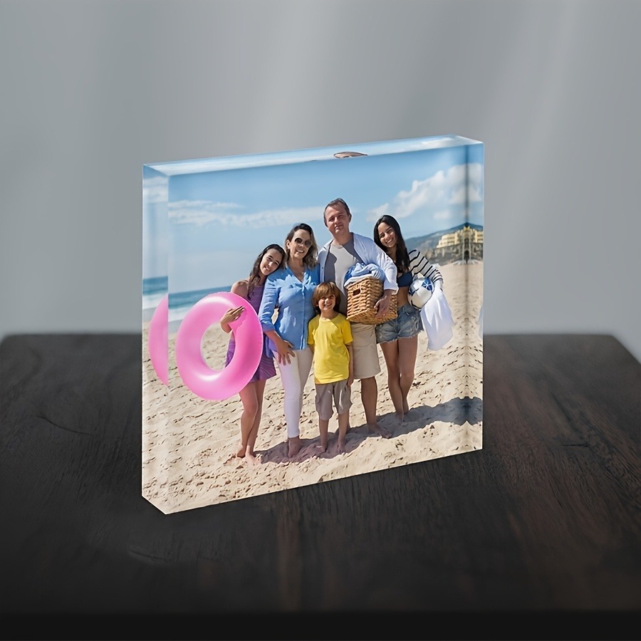 1PC カスタム写真アクリル製パーソナライズギフト 家族、お - Photo Acrylic Block のレビューと価格