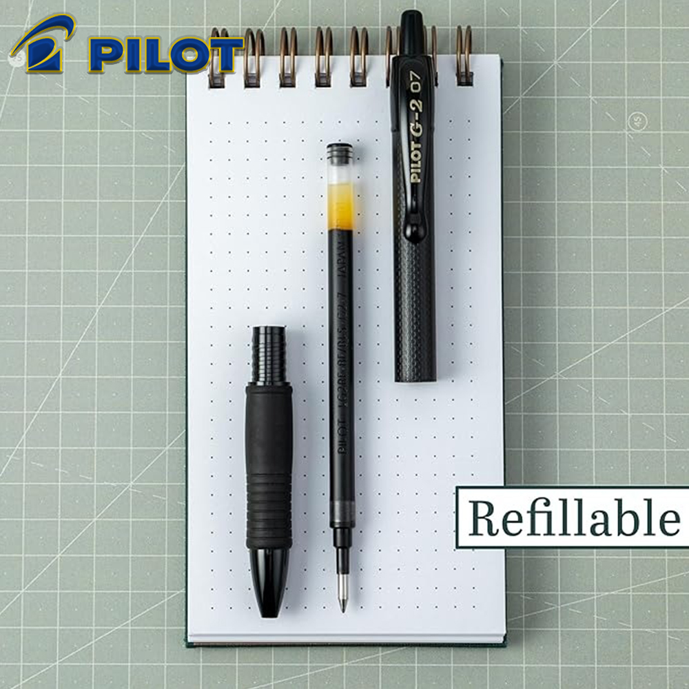 新日本パイロットゲルペン G2 ブラックブレードカーボンファ - Pilot Pen G2 のレビューと価格