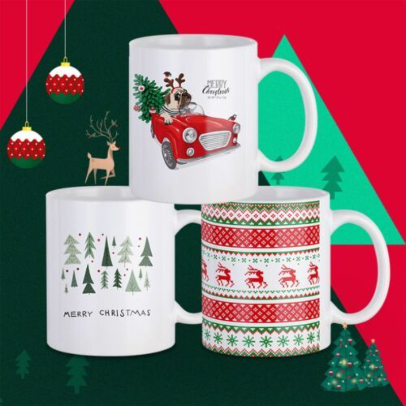 HTVRONT昇華マグカップ 無地の白いセラミック昇華カップ - Sublimation Mug White のレビューと価格