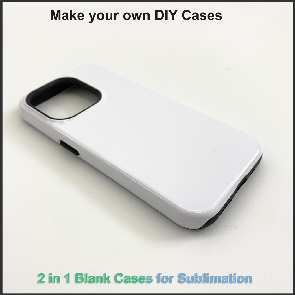 5個入り 2 in 1 無地スマホケース 3D昇華プリントカ - Phone Case Blank Print のレビューと価格