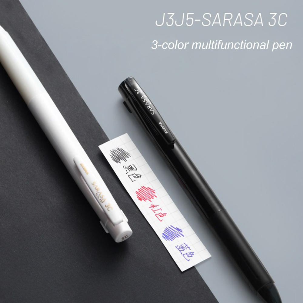 日本ゼブラ ゲルペン 限定版 JJ15 大容量 モノクロ/3 - Zebra Pen Sarasa のレビューと価格