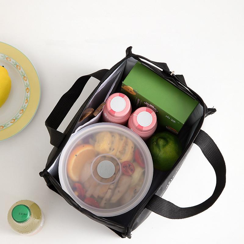 シンプルなスタイルのハート柄断熱ランチバッグ耐久性のある弁当 - Tote Bag Sublimation のレビューと価格