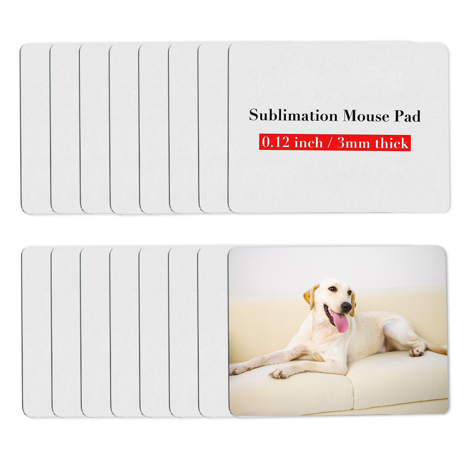 8 個昇華マウスパッドブランクマウスパッド昇華転写熱プレス印 - Mouse Pad Blank Sublimation のレビューと価格