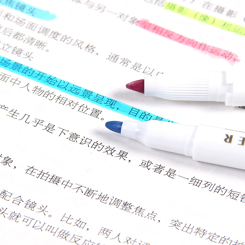5 ピース/セット双頭蛍光ペン落書きマーカー蛍光ペンアート色 - Stabilo Marker Boss のレビューと価格