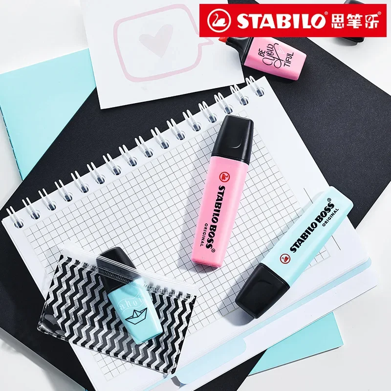 3/6 色/セットドイツ STABILO ミニボス蛍光ペンマ - Stabilo Marker Boss のレビューと価格