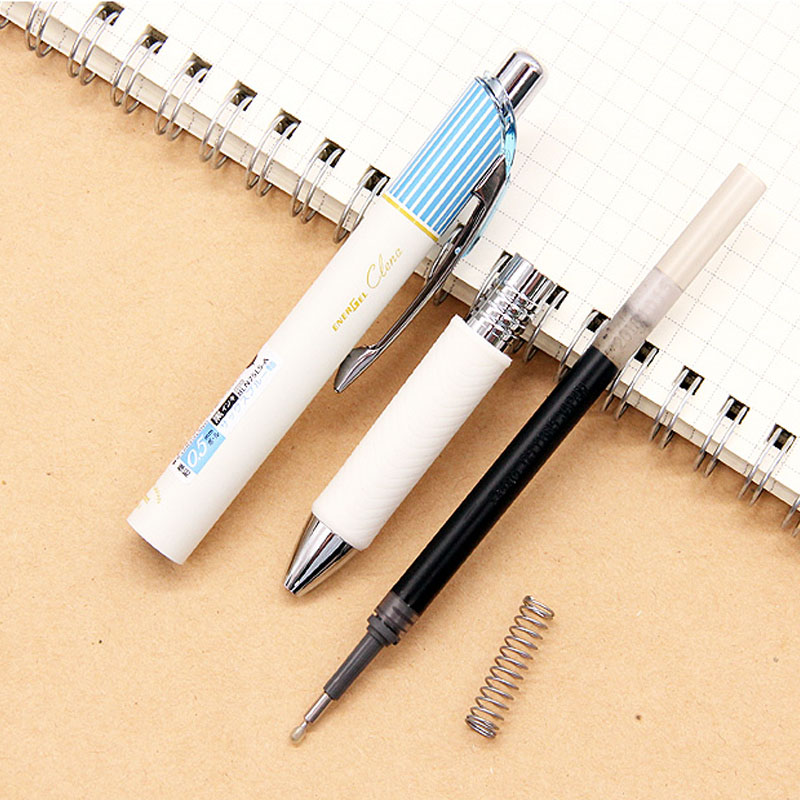 ペン先-黒のジェルペン先,縞模様の限定版,0.5mm,オフィ - Pentel Pen Sign Pen のレビューと価格