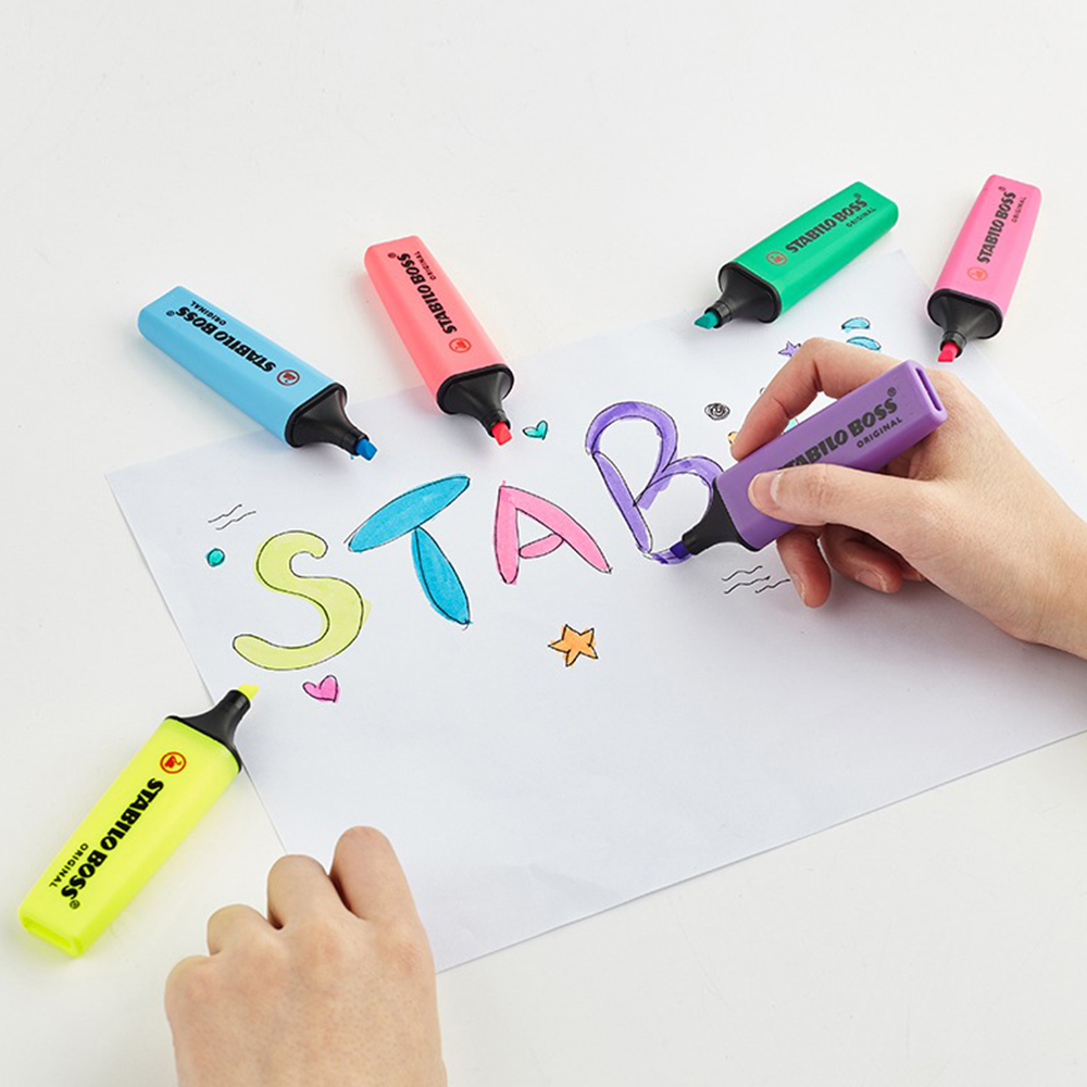 1 個ドイツ Stabilo 蛍光ペン 70 ボスカラー子供 - Stabilo Marker Swing Cool のレビューと価格