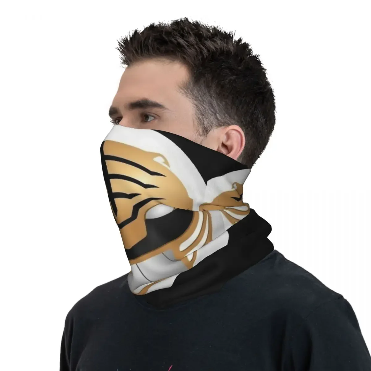 男性と女性のための強力なモルフィンプリントマスク、洗えるバン - Bandana Blank White のレビューと価格