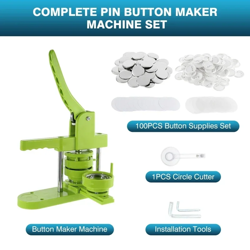 ボタン製造機,DIY,ピンバッジ,プレス部品,子供用ツール, - Button Badge Blank のレビューと価格