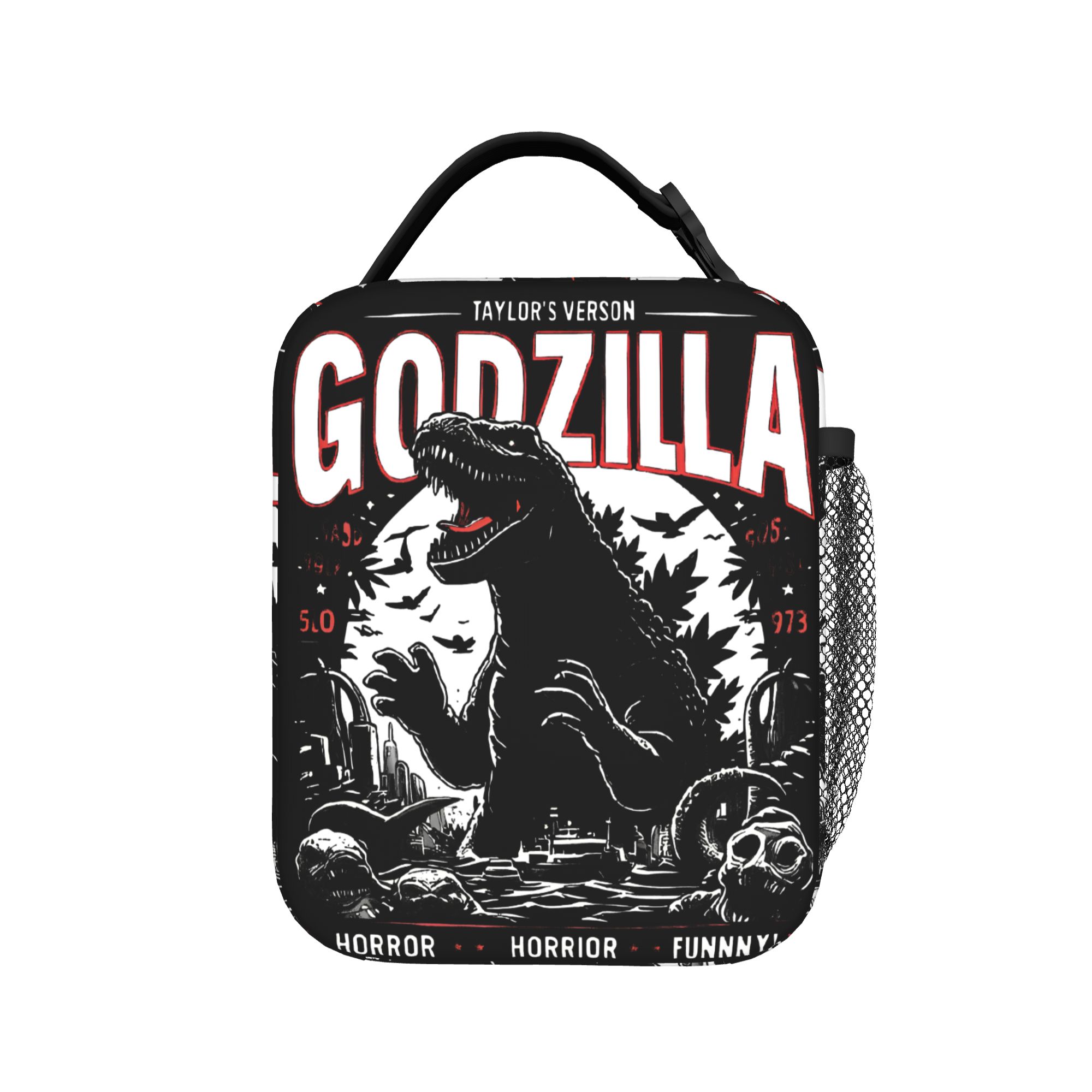ゴジラ風アニメ断熱ランチバッグ サーマルバッグ 再利用可能、 - Tote Bag Sublimation のレビューと価格