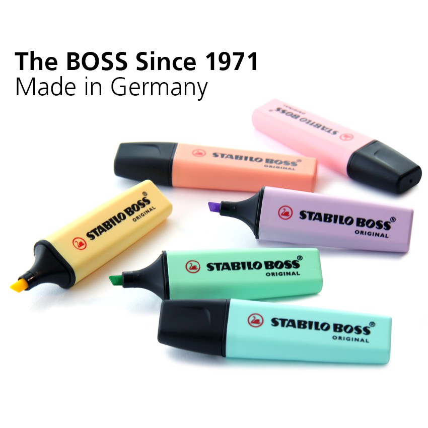 STABILO BOSS オリジナル パステル ハイライター - Stabilo Marker Boss のレビューと価格