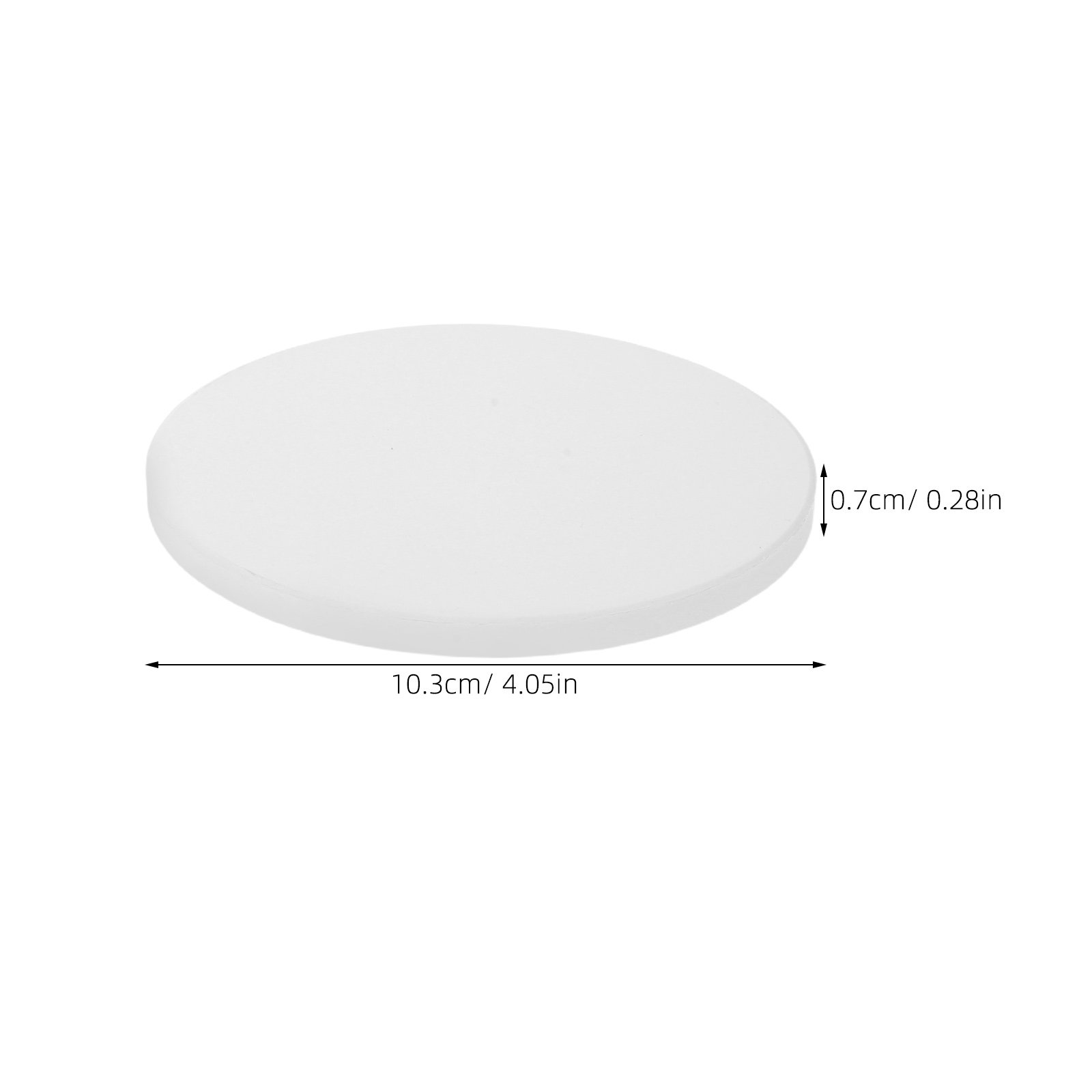 12 個の空白の白い丸いセラミックコースター昇華 DIY ク - Ceramic Tile Blank のレビューと価格