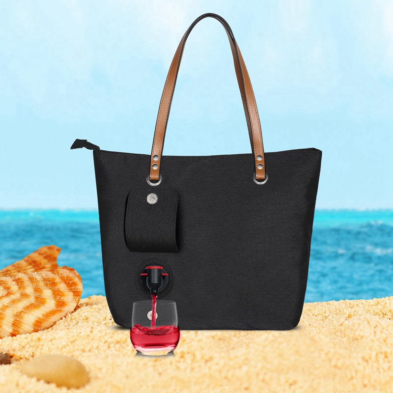 ホットワイントートバッグ、旅行ギフト用ビーチクーラー、注ぎ口 - Tote Bag Sublimation のレビューと価格
