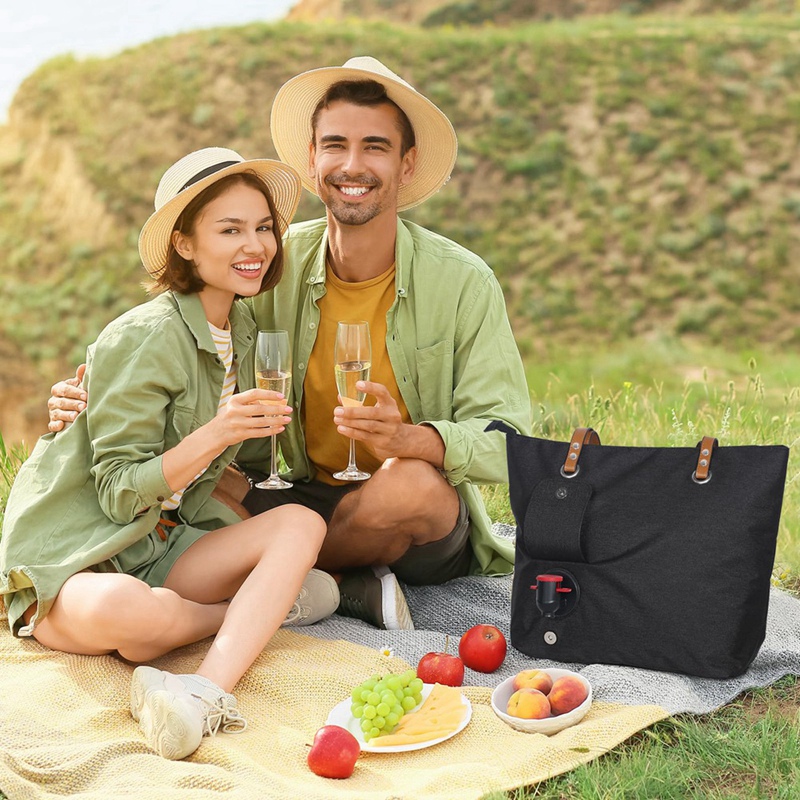 ホットワイントートバッグ、旅行ギフト用ビーチクーラー、注ぎ口 - Tote Bag Sublimation のレビューと価格