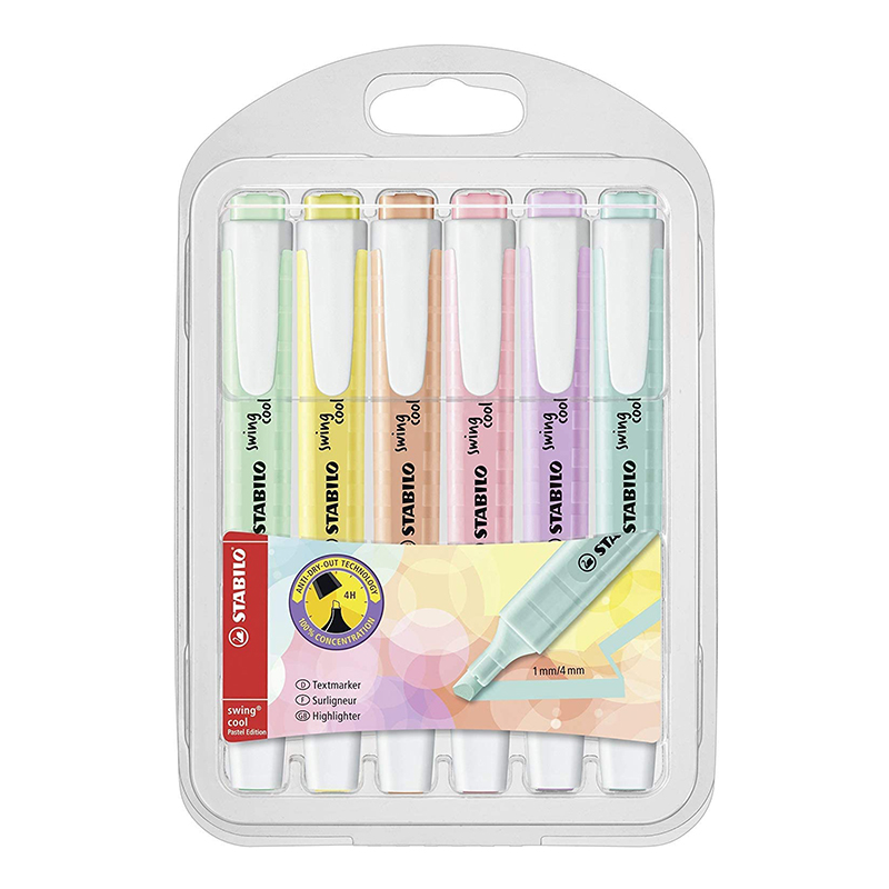 STABILO スイング クール パステル ハイライター ペ - Stabilo Marker Swing Cool のレビューと価格